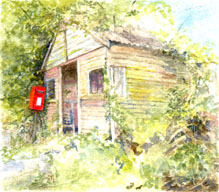 Bus Shelter and Post Box